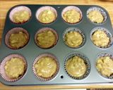 A picture of step 5 of Apple Streudel Muffins.