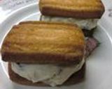 A picture of step 13 of Rum Raisin Ice Cream Cookie Sandwiches.