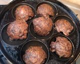 A picture of step 6 of Ragi Paniyarams.