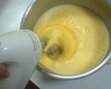 A picture of step 12 of Castella Cake in a Newspaper Mold.