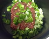 A picture of step 1 of One Pot Wonder No Bean Chili.