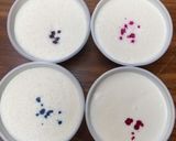 A picture of step 3 of Unicorn milkshake.