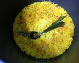 A picture of step 4 of Turmeric Rice.