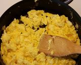 A picture of step 3 of BFR (Bacon Fried Rice).