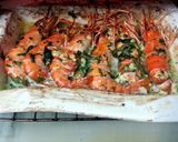 A picture of step 2 of Baked Garlic Butter Prawn.
