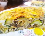 Foto del paso 5 de la receta Tortilla de cebolla, calabacín y berenjena