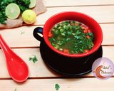 लेमन कोरीअंडर सूप (lemon coriander soup recipe in marathi) रेसिपी स्टेप 6 फोटो 