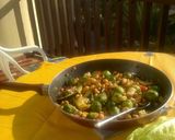 A picture of step 2 of Chickpeas & Mixed Veg Wrap.