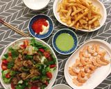 Hình bước làm 5 của món Bò Lúc Lắc