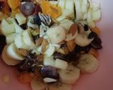 A picture of step 2 of Basic fruit custard with pista icream.