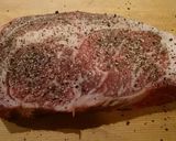 A picture of step 3 of Super Thick Rare Wagyu Steak.