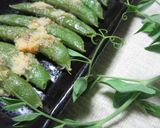 A picture of step 5 of Crunchy and Delicious! Pan-Fried Sugar Snap Peas.