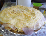 Foto del paso 5 de la receta: Tortilla rellena con Jamón y queso