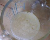 A picture of step 6 of Zingy lemon sorbet from Andrew James recipe book 😃.