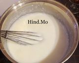 A picture of step 3 of Chocolate Cake Muhallabia (Milk Pudding).