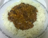 A picture of step 8 of Chilli. (3 way mince).