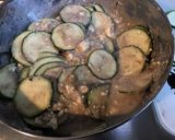 Une image de l'étape 4 de Gratin de courgettes au fromage frais,bouillon de chevreau et parmesan.