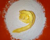 A picture of step 1 of Eggless Baked Colored Doughnut.