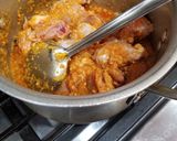 A picture of step 3 of Chicken ka salan.