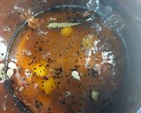 A picture of step 1 of Raw Mango murabba/ khatti meethi chutney.