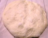 A picture of step 3 of Fluffy Powdered Snow Christmas Bread Wreath.