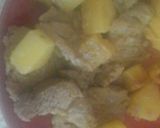 A picture of step 8 of Sweet Pork with Apple Cinnamon Sauce 😀😊.