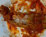 Foto langkah ke 12 dari resep Udang Ketak Ronggeng Lipan Saus Padang KW²an.