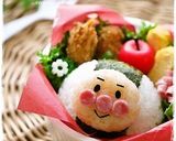 A picture of step 6 of Anpanman Onigiri Charaben.