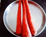 A picture of step 1 of Delicious nutritious Authentic Gajar (carrot) halwa for Christmas festival.