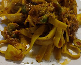 Foto del paso 6 de la receta: Fettuccine con tocineta y huevo
