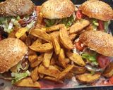 Une image de l'étape 4 de Pain à hamburger maison.