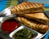 ग्रील सैंडविच (Grill Sandwich recipe in Hindi) रेसिपी चरण 5 फोटो