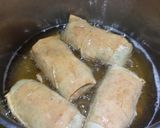 Foto langkah ke 5 dari resep Kembang tahu gulung isi talas.
