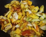 A picture of step 3 of Tangy Aam launj.