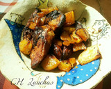 Foto del paso 10 de la receta: Cabrito horneado en rojo y caramelizado con vinagre de maracuyá