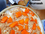 Cake manggo with biskuit marie susu