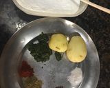 A picture of step 1 of Paneer stutted kofta curry.