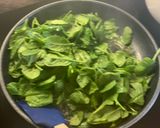A picture of step 4 of Sautéed spinach.