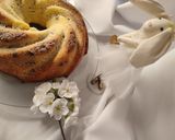 Gluténmentes túrós-mazsolás kuglóf recept fázis 6 fotója