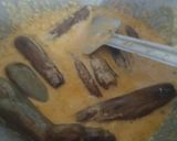 A picture of step 2 of Curd brinjal.