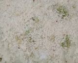 A picture of step 1 of Tiranga gravy kofta.