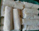 Foto langkah ke 7 dari resep Lumpia isi rebung with sayuran dan tahu putih.