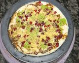 A picture of step 6 of Healthy Sprout Dahi Vada Chaat.