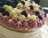 Foto del paso 9 de la receta: Nude Cake de limón y moras