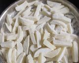 A picture of step 2 of Dragon potatoes.