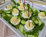 A picture of step 5 of Devilled Eggs.
