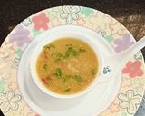 A picture of step 7 of Oats soup.