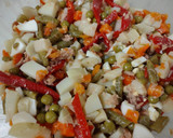 Foto del paso 6 de la receta: Chopped en salsa de canela con macedonia de verduras