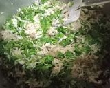 A picture of step 3 of Green Rice.