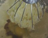 A picture of step 2 of Sunshines cocoa white chocolate macadamia cookies.
